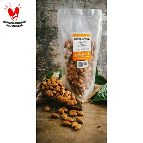 Foto Produk Almond Whole Natural, 1kg dari Club Sehat Store