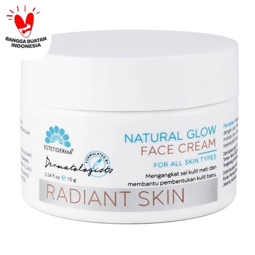 Foto Produk Estetiderma - Krim Pencerah Wajah Natural Glow Face Cream dari Estetiderma Official