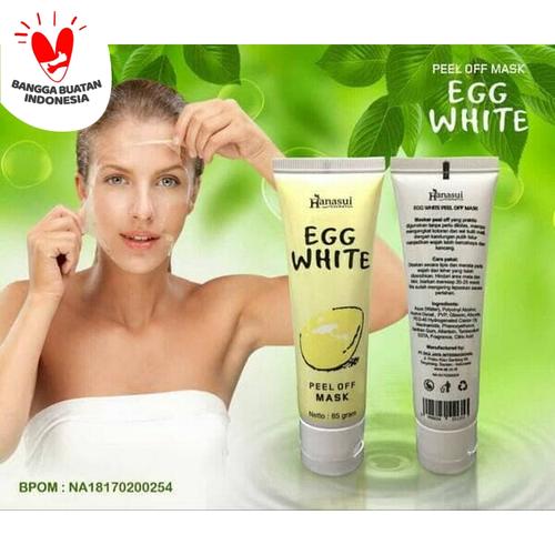 Foto Produk EGG WHITE MASK HANASUI BPOM - MASKER TELOR HANASUI BPOM dari Cenny Store