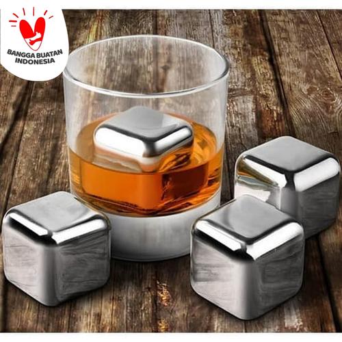 Foto Produk ES BATU STAINLESS FOOD GRADE ICE CUBE STAINLESS REUSABLE dari Modifikasi Market