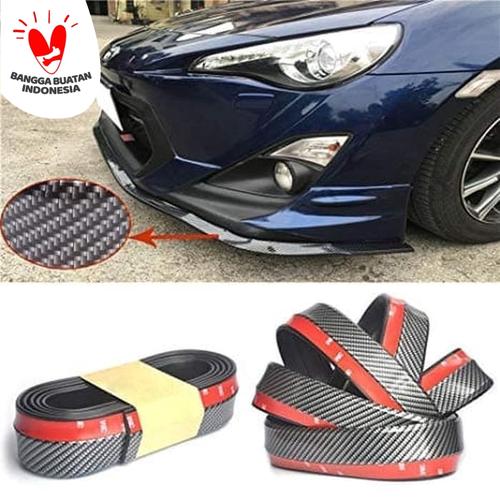 Foto Produk Pelindung Bumper List Karet Universal Hitam Samurai CARBON dari Best Accessories