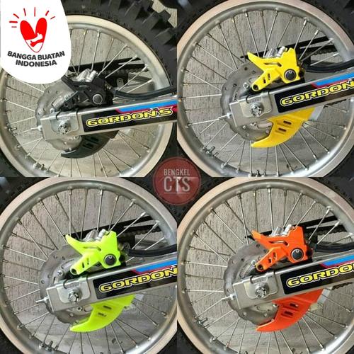 Foto Produk Cover Disc Guard Pelindung Cakram Belakang KLX / Dtracker 150 Gordon dari Bengkel CTS