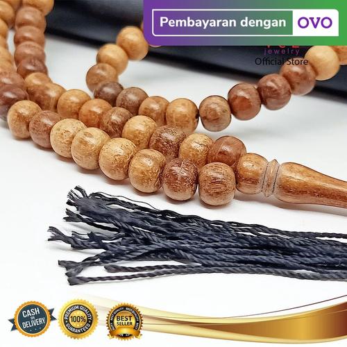Foto Produk Tasbih Kayu Gaharu Asli Wangi Bertuah 99 Butir - VeE Kalung Tasbih dari Vee Jewelry