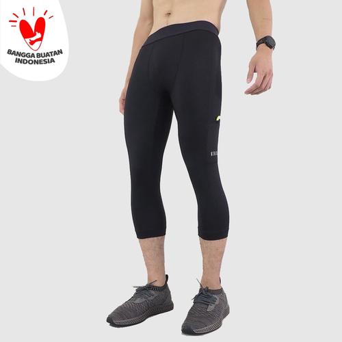 Foto Produk Atalon 3/4 Compression Tights - Hitam, M dari Atalon Sportswear
