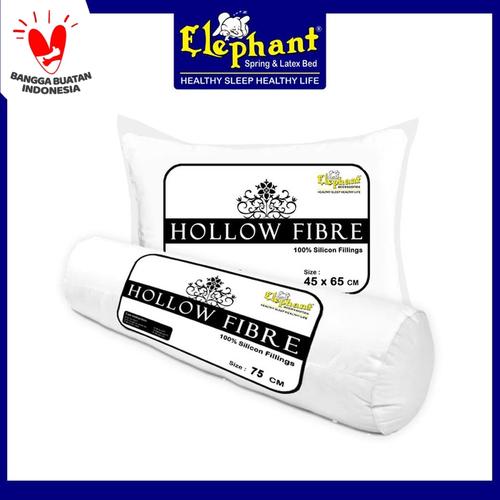 Foto Produk 1 Set Bantal dan Guling Hollow Fibre (Hollow Siliconized Fiber) dari Elephant Springbed