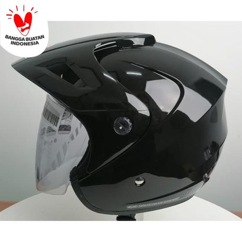 Foto Produk Cargloss CX Cargloss Helm Half Face - BLACK MET dari Helm Cargloss
