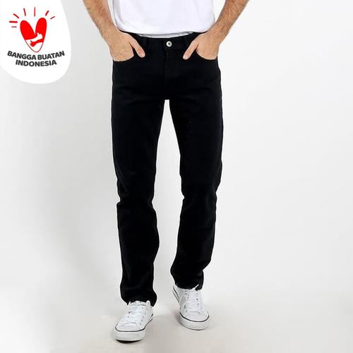 Foto Produk Edwin Celana Jeans Vegas Black Reguler Fit Pria Panjang Black - 31 dari Edwin Jeans