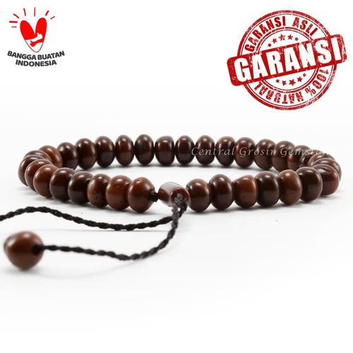 Foto Produk Gelang Tasbih Kaukah Instanbul Turki Model Donat Original - Cokelat dari Central Grosir Gemstone