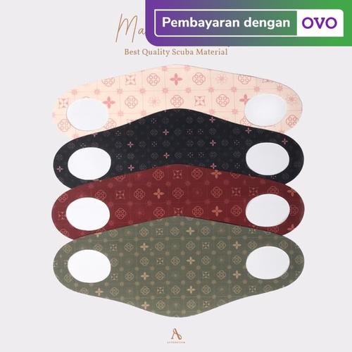 Foto Produk MASKER KAIN SCUBA PREMIUM MOTIF PRINT DEWASA AUTHENTISM PILIH WARNA dari Authentism.id