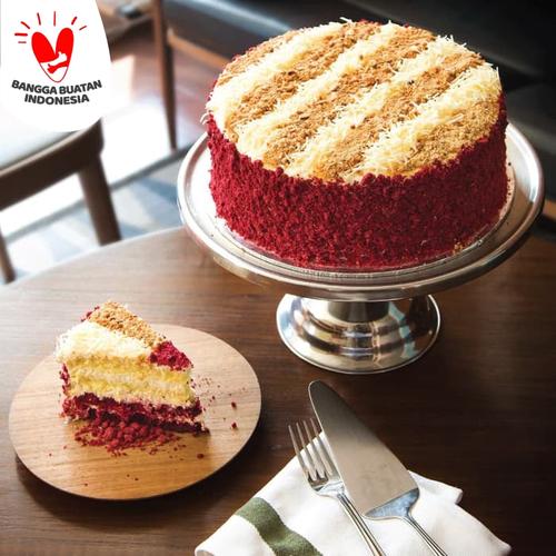 Jual Union Red Velvet Cheesecake 24cm Kue Ulang Tahunbirthday Cake - Jakarta Pusat - Union Bakery Tokopedia