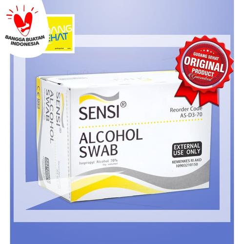Foto Produk Tissue Alkohol / Alcohol Swabs / Alkohol Swab Sensi dari Gudang Sehat Store
