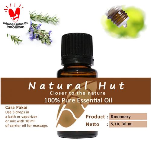 Foto Produk 100% PURE ESSENTIAL OIL (ROSEMARY) - 10ml dari Natural Hut