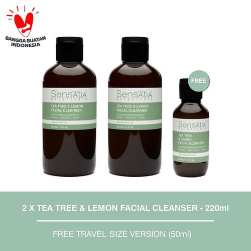 Foto Produk Sensatia Botanicals Tea Tree & Lemon Facial Cleanser Twin Pack dari Sensatia Botanicals