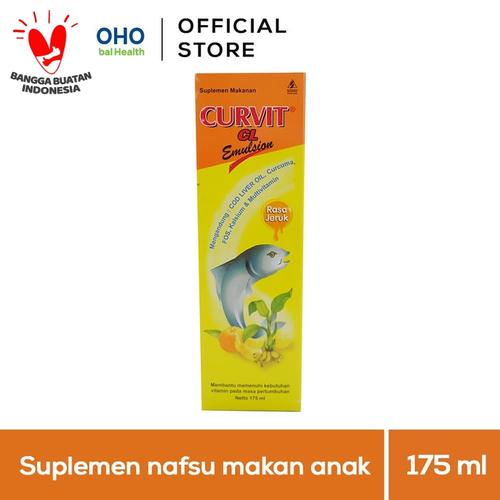 Foto Produk Curvit CL Emulsion Syrup - Orange 175ml dari Soho Global