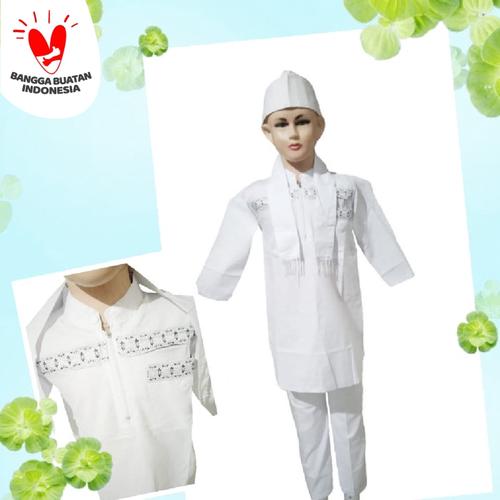 Foto Produk Baju Setelan Koko Pakistan Anak Putih Koko Turki Putih Anak dari Jadi Jayaa123