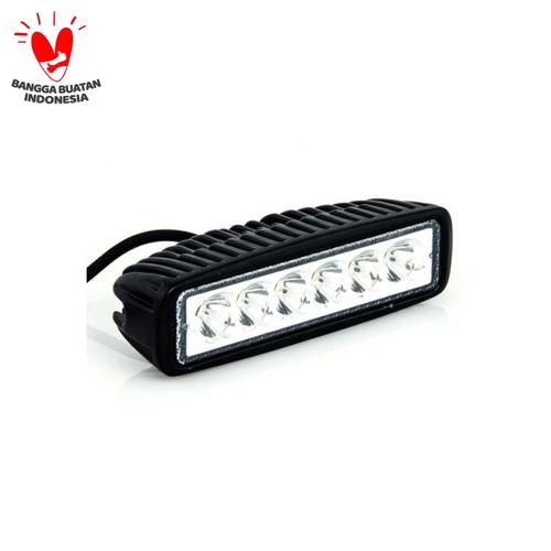 Foto Produk lampu tembak LED bar cree sorot kabut 6 mata workligh offroad DRL dari Kitaro MotorShop