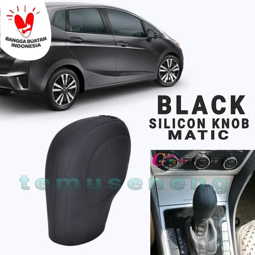 Foto Produk HITAM BLACK COVER SARUNG KARET GEAR KNOB CAR PERSNEL GIGI MOBIL MATIC dari temuseneng