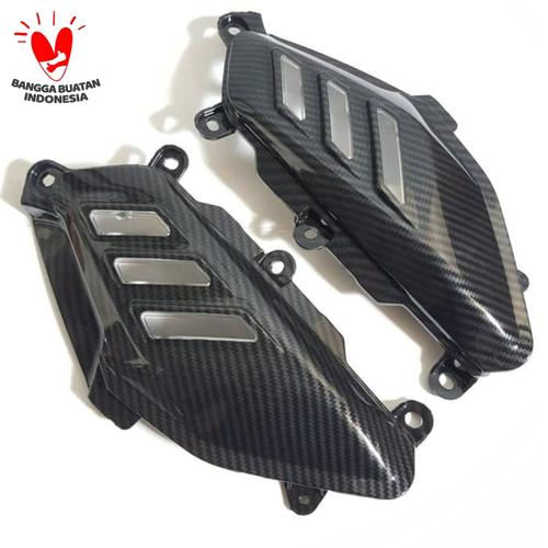 Foto Produk Cover Body Samping Nmax Carbon / Cover Pijakan Kaki Sirip Hiu Nmax dari Piston Cup