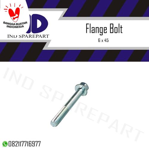 Foto Produk Baut-Baud-Bolt Flange-Topi M6x45-6x45 K8-Kunci 8 dari IND Onderdil