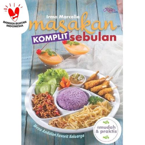 Foto Produk Buku Resep MASAKAN KOMPLIT SEBULAN - Menu Makanan Komplet 1 bulan Enak dari Sahabat Buku Anak