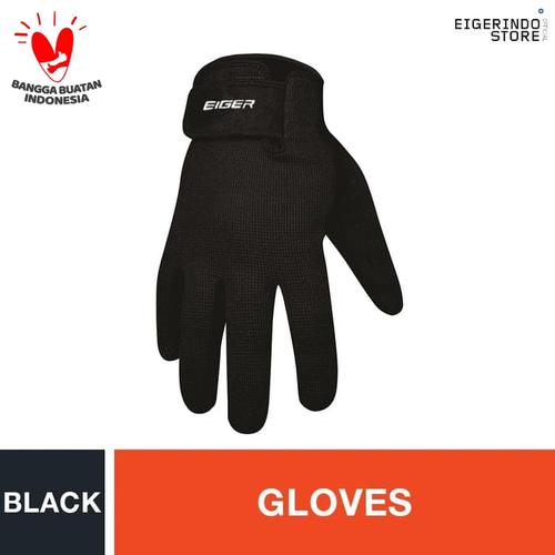 Foto Produk Eiger Riding New Basic Full Gloves - Black L dari Eigerindo Store
