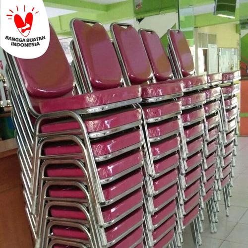Foto Produk Kursi Susun, Kursi Pesta, Kursi Chitose, Kursi Futura, MDS 02 Murah. - Biru dari Modasa Office Furniture