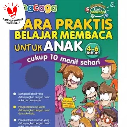 Foto Produk Buku Abacaga Cara Praktis Belajar Membaca Untuk Anak 4-6 Tahun dari Kinantikomik