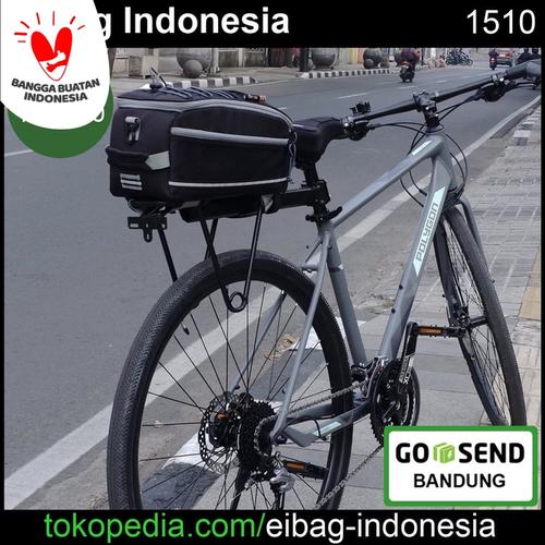 Foto Produk Tas Pannier sepeda | Tas sepeda eibag 1510 hitam - Hitam dari eibag-indonesia