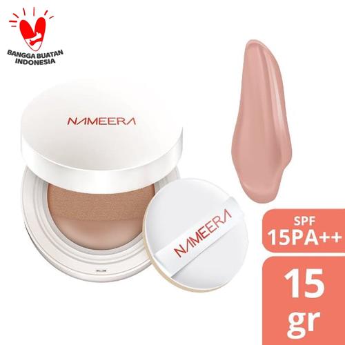 Foto Produk NAMEERA NATURALLY LUMINOUS BB CUSHION SPF 15 MEDIUM GOLDEN 15GR dari Nameera Official Store