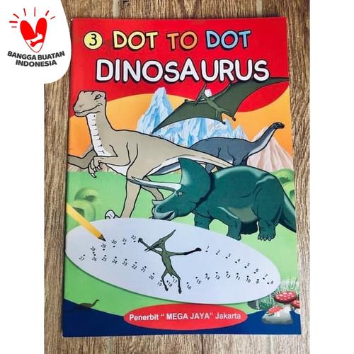 Foto Produk Buku Dot To Dot Dinosaurus - Menghubungkan Garis Melatih Motorik Anak dari Kinantikomik