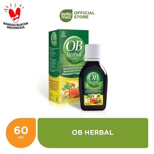 Foto Produk OB HERBAL 60ML, OBAT BATUK HERBAL, OBAT BATUK dari Deltomed Store