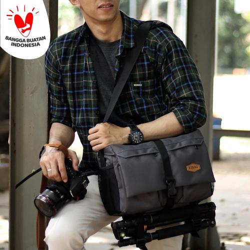 Foto Produk tas kamera eibag 1729 hitam - Abu-abu dari eibag-indonesia