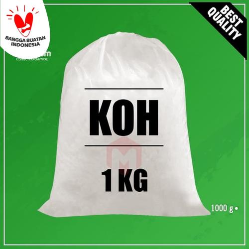 Foto Produk KOH / Potassium Hydroxide / Kalium Hidroksida - 1Kg dari Maximum Chemical