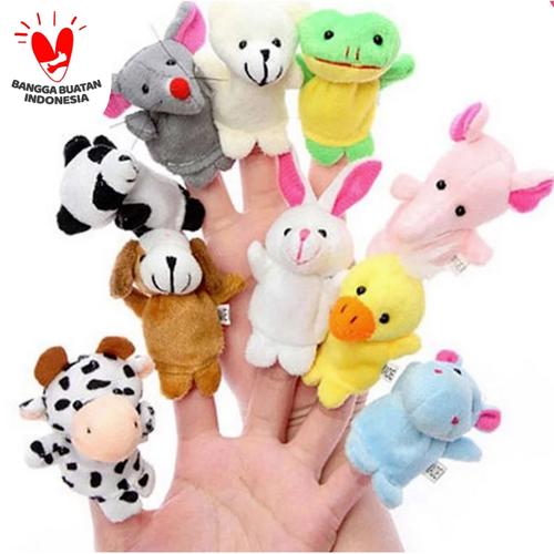 Foto Produk Boneka Jari Hewan - 10 Pcs Boneka Jari Hewan Lucu dari Jaya Multi Kreasi