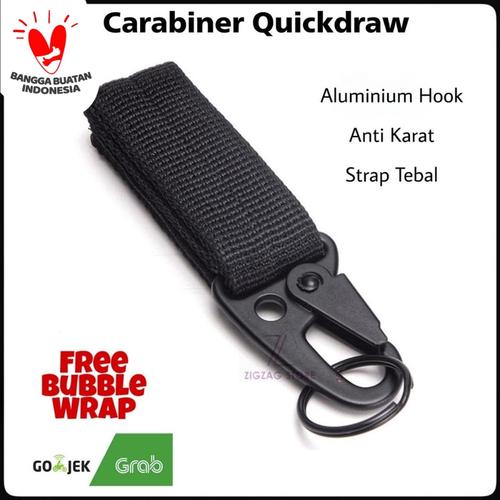 Foto Produk Carabiner Military Quick draw / Gantungan Carabiner dari ZigZag-Store