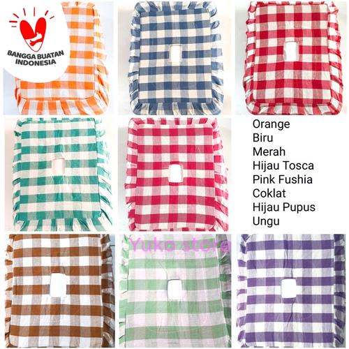 Foto Produk sarung tudung saji / cover persegi panjang kain tenun pekalongan dari Yuko Store