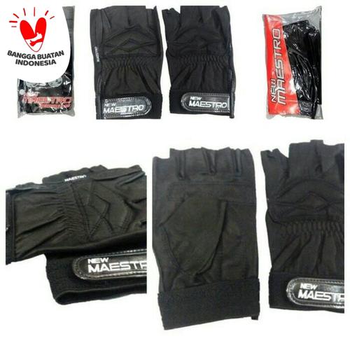 Foto Produk Sarung Tangan Kulit Maestro HALF dari Kitaro MotorShop