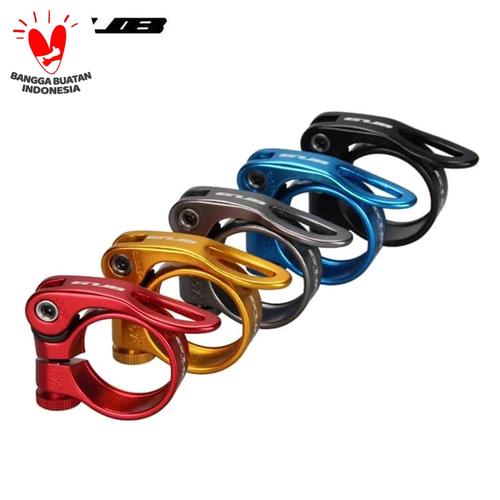 Foto Produk Seat Post clamp alumunium alloy GUB - seat post sepeda size 34.9 mm - Merah dari Uwo Sports