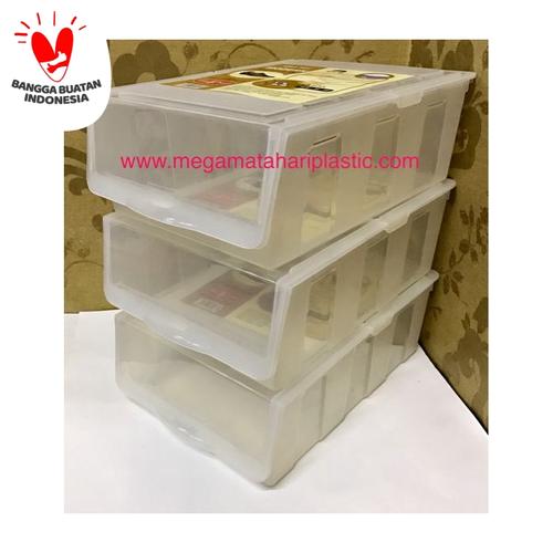 Foto Produk Kotak Sepatu / Tempat Sepatu / Shoe Box Plastik Transparant dari Matahari Plastic