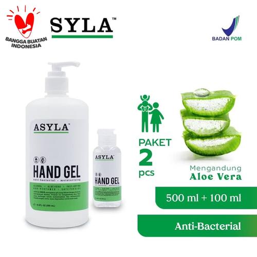 Foto Produk ASYLA Hand Gel 100ml (1pcs) + 500ml (1pcs) - Hand Sanitizer dari ASYLA OFFICIAL STORE
