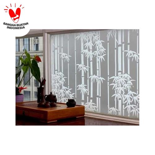 Foto Produk Sandblast / Glass Film / Sticker Kaca Es DECOLUX motif bambu urat (m) dari GE Sticker
