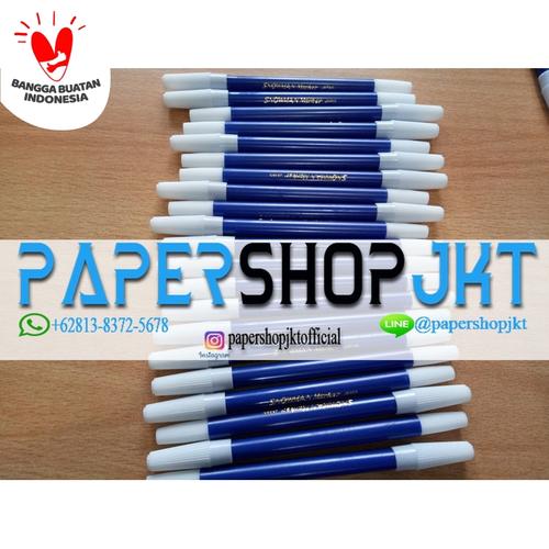 Foto Produk TERMURAH!!! Spidol Kecil Marker SNOWMAN BIRU - Biru dari Paper Shop Jkt