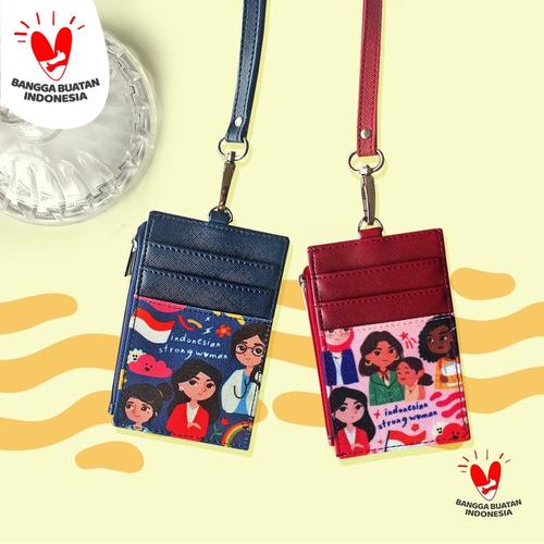 Foto Produk ID Card Wallet INDONESIAN STRONG WOMAN - Merah dari SOVLO