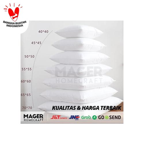 Foto Produk Bantal Sofa Silikon 40x40 - 1Kg isi 4Pcs dari Mager Homecraft