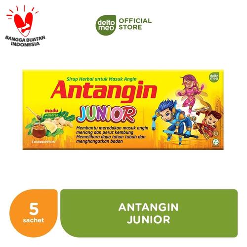 Foto Produk Antangin Junior Box (5 sachet) - Mengatasi Masuk Angin dari Deltomed Store