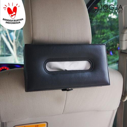 Foto Produk KOTAK TEMPAT TISSUE HEADREST MOBIL EXCLUSIVE - Hitam dari Jogja Crafts