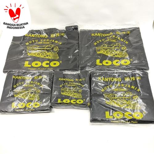 Foto Produk Kantong Plastik Kresek Loco HD Tebal Hitam 500 gr ukuran 17 - 40 - 17 dari TopJaya Plastik