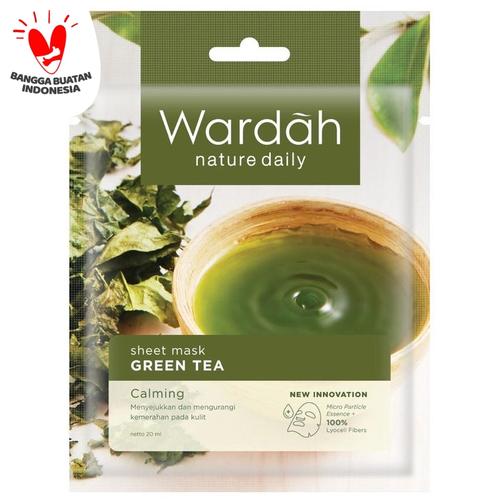 Foto Produk WARDAH Nature Daily Sheet Mask 20ml - WRD Mask GTea dari Pesona Ayu Indonesia