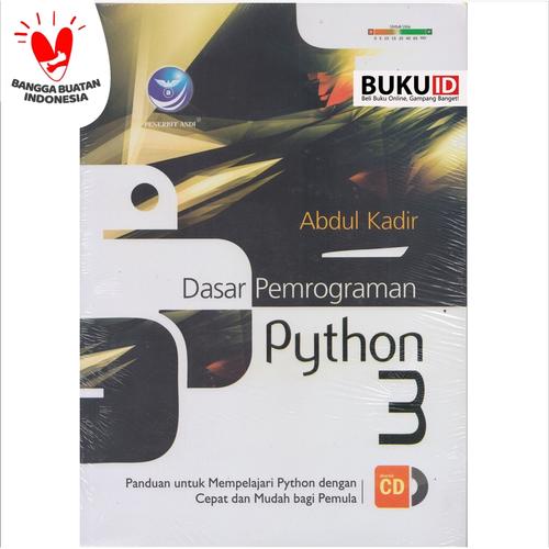 Foto Produk Buku Dasar Pemrograman Python 3 +cd dari Buku ID