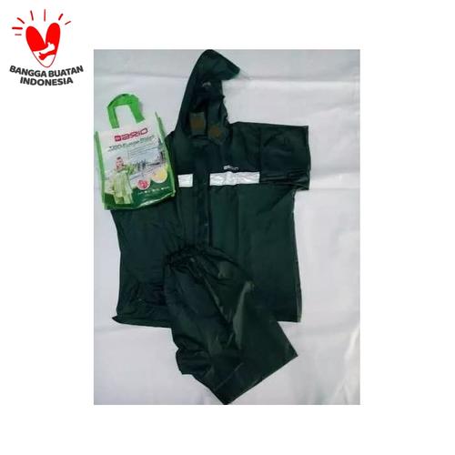 Foto Produk Jas Hujan ORIGINAL Axio Karet AX-661 Resleting Waterproof Pres Kuat - XL HITAM dari Kitaro MotorShop